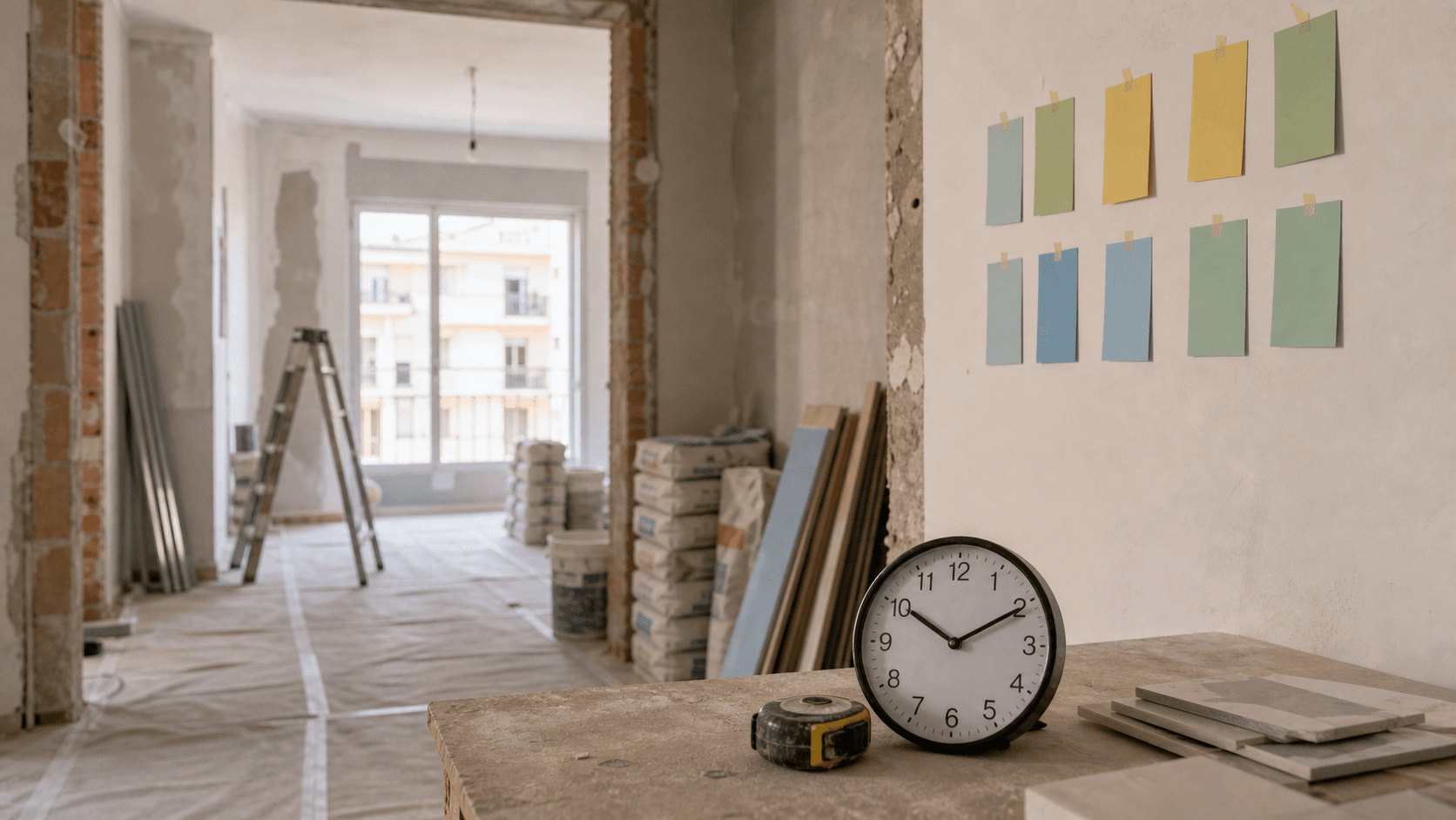 Meeting deadlines on a renovation in the Camp de Túria