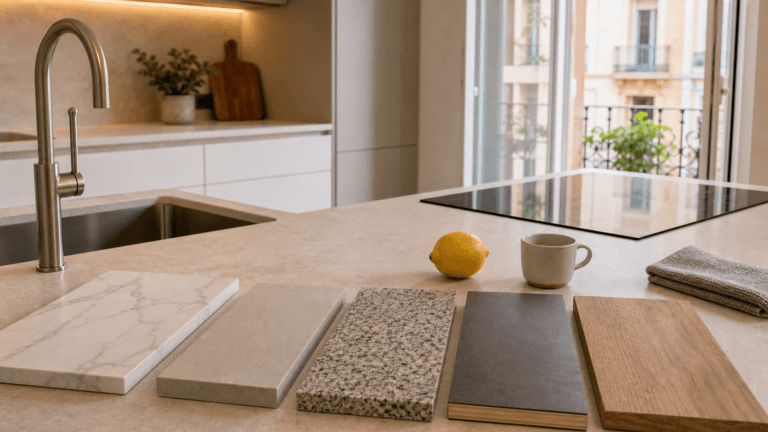 encimeras cocina materiales