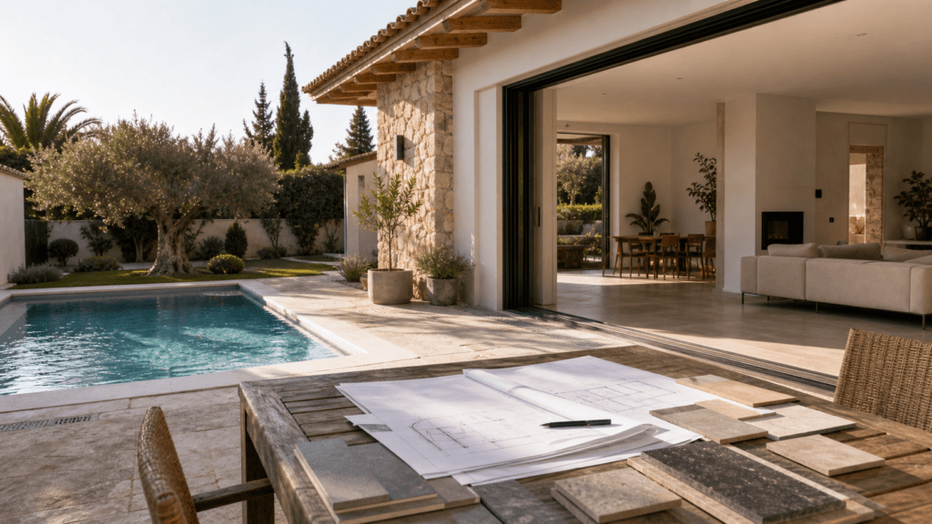 reforma integral chalet con piscina