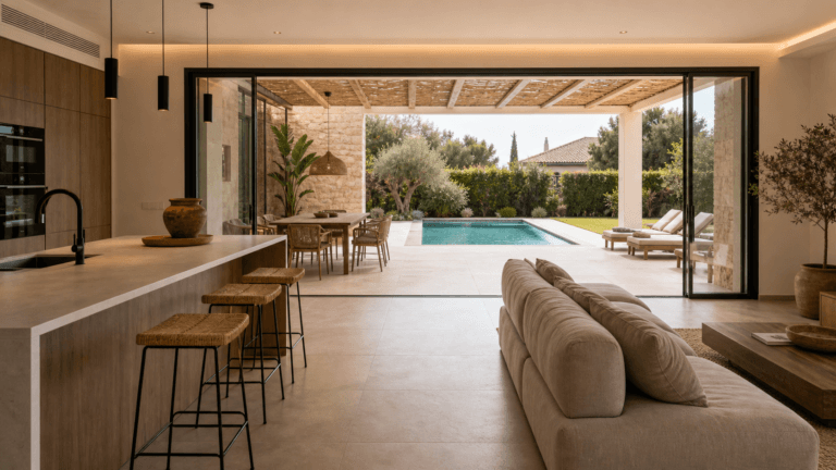 interior exterior continuo chalet