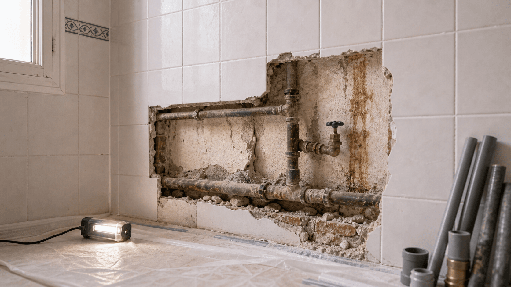 Renovación de fontanería y electricidad en una vivienda de Massamagrell