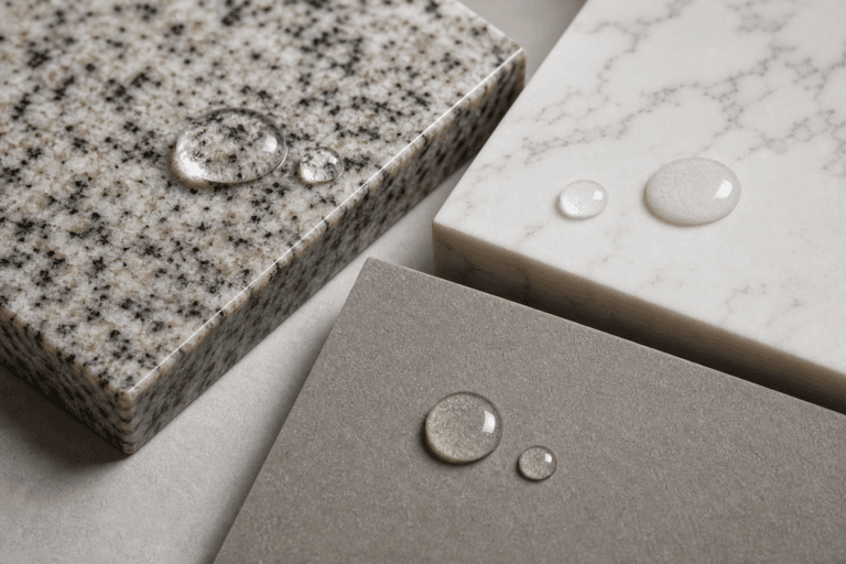Encimera de cuarzo, granito o Dekton: la comparativa honesta de resistencia, manchas y mantenimiento