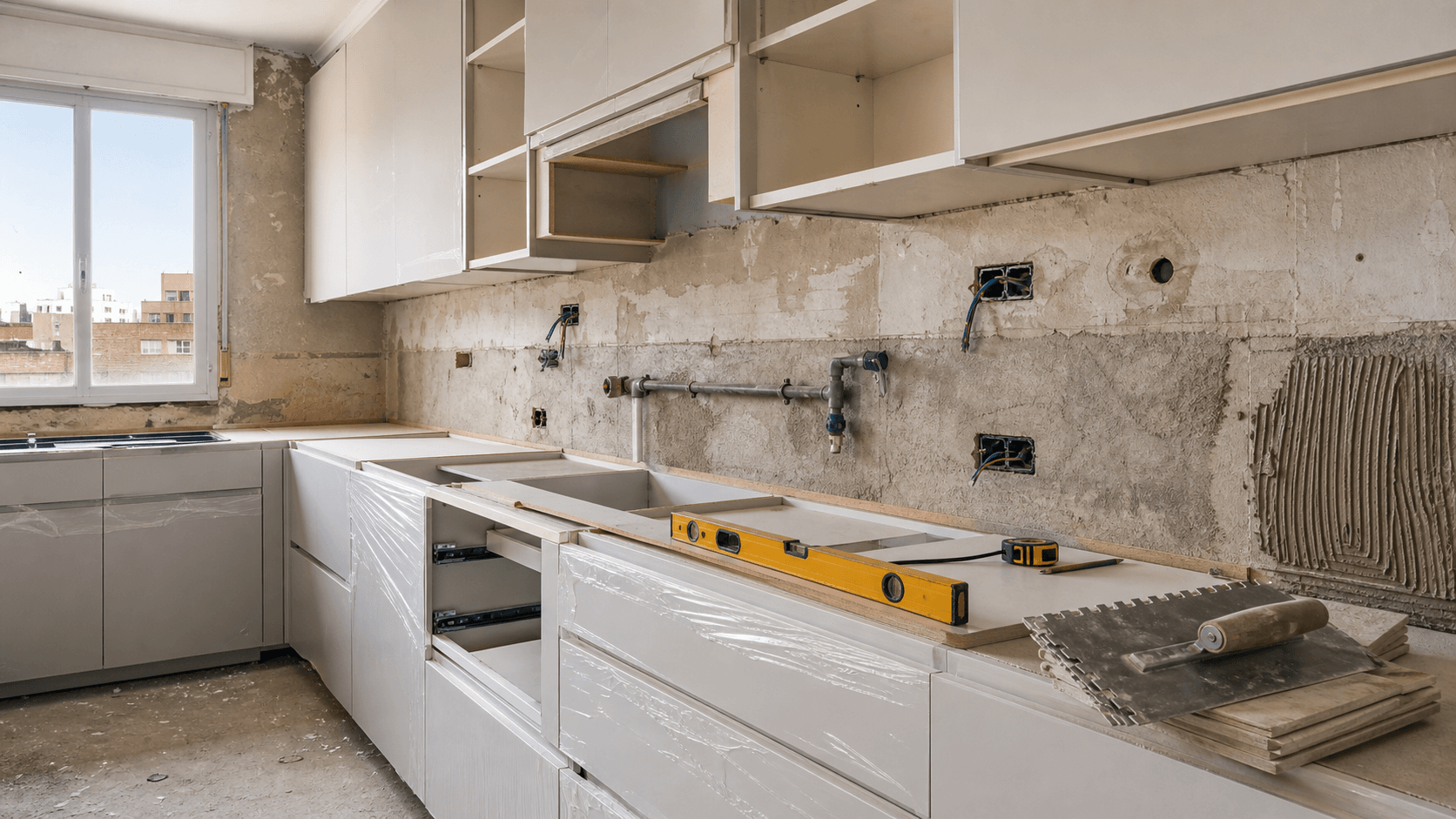 Cambiar solo los muebles o reformar la cocina entera: como decidir segun el estado real
