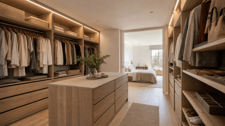 Cómo distribuir una suite con vestidor y baño: los esquemas que funcionan según tus metros