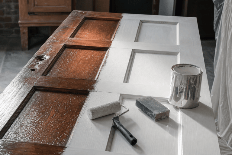 Lacar puertas y muebles barnizados sin morir en el intento: imprimación, esmalte y los errores que se ven al secar