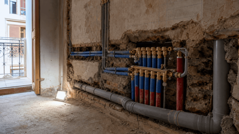 Fontanería del baño en una reforma: cuándo hay que cambiar tuberías y cómo evitar fugas después